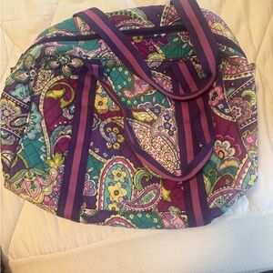 Vera Bradley small duffle "Heather" pattern